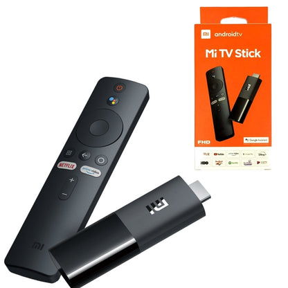 Mi TV Stick 4K – جهاز بث ذكي 4K بنظام Android TV مع ريموت صوتي (أسود)