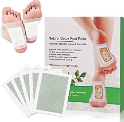 Kinoki Cleansing Detox Foot Pads for Travelling outdoor sports running walking purpose especially -10 Pads