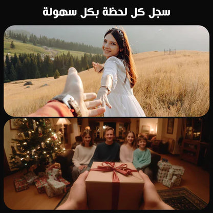 نظارة بكاميرة وسماعة ومترجم ذكى مع مساعد شخصي بالذكاء الاصطناعي